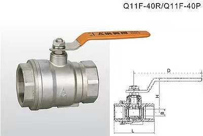 Q11F-20P不锈钢球阀