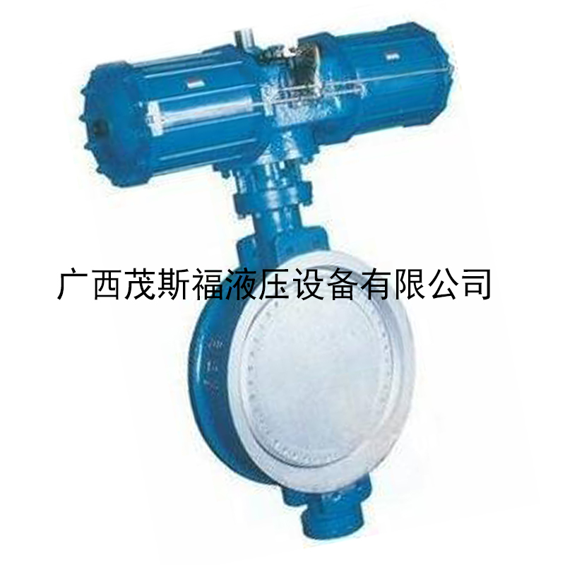 气动对夹式软密封蝶阀